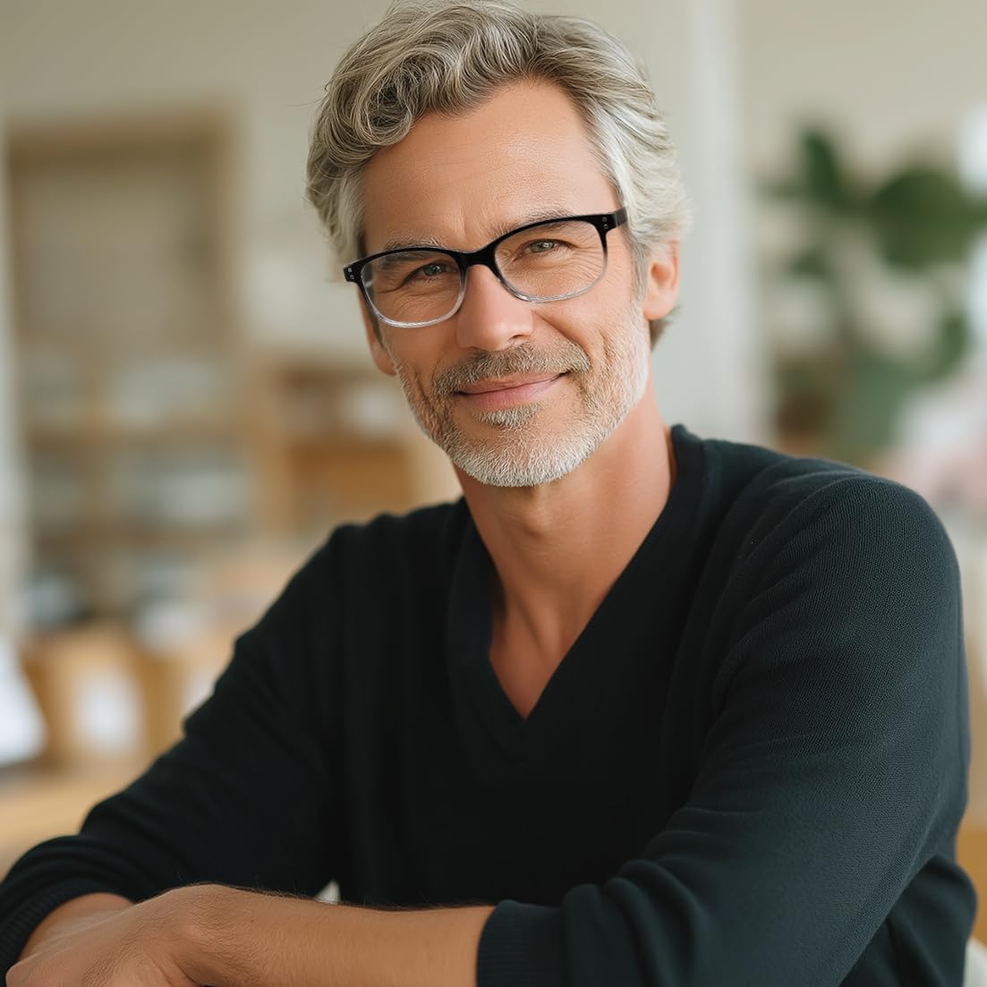 ÉÌƷͼƬ 11 | B0F7HQL9ND | FEISEDY 6/5 Pack Classic Reading Glasses Rectangular Readers B0297