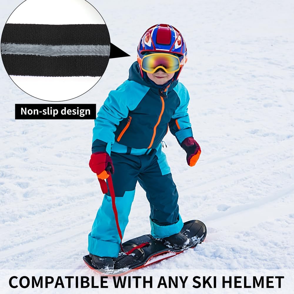商品图片 2 | B0CHF64BPK | FEISEDY Kids Ski Goggles,Snowboard Goggles for Boys Girl Youth,OTG Anti Fog UV Protection Snow Goggles B0019