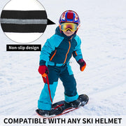商品图片 2 | B0CHF64BPK | FEISEDY Kids Ski Goggles,Snowboard Goggles for Boys Girl Youth,OTG Anti Fog UV Protection Snow Goggles B0019
