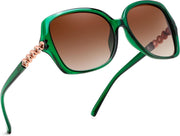 FEISEDY Oversized Jackie O Butterfly Polarized Sunglasses for Women B0464
