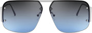 ÉÌƷͼƬ 2 | B0CP2666ZB | FEISEDY Trendy Aviator Sunglasses for Women Men Retro Metal Rimless Frame Square Shades B2985