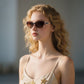 商品图片 25 | B0D2RBKKPD | FEISEDY Polarized Women Sunglasses Retro Shades Photochromic Lens Sparkling Crystal Sunglasses UV400 Protection B0144