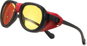 ÉÌƷͼƬ 17 | B0D5HMBR1X | FEISEDY Steampunk Sunglasses Women Men£¬Polarized Yellow Lens, Retro Round Vintage Frame Leatherwear B0159
