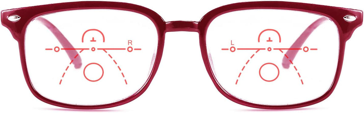 ÉÌƷͼƬ 16 | B07Q5Y42G2 | FEISEDY Progressive Multifocal Reading Glasses Blue Light Blocking Reader Glasses TR90 Frame Women Men B2497