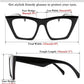 商品图片 20 | B08VNQPH3Y | FEISEDY Square Cat Eye Reading Glasses Blue Light Blocking Women Fashion Cateye Reader Anti Glare Digital Eyestrain B2604