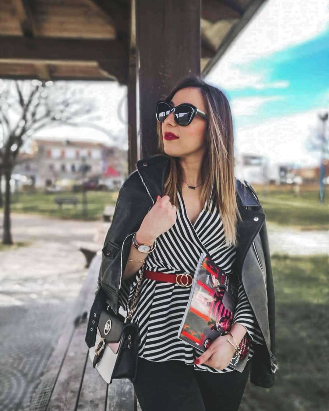 ÉÌƷͼƬ 66 | B07M9V125F | FEISEDY Polarized Vintage Sunglasses American Womens Square Jackie O Cat Eye Sunglasses B2451