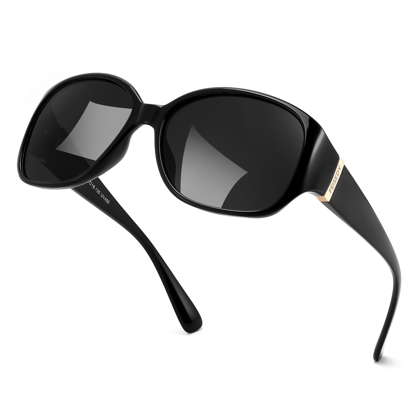 FEISEDY Women's Polarized Sunglasses Wrap Around Vintage Fashion Sunnies UV400 Protection B0394