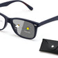 Matte Deep Blue / 53 Millimeters | B0GKNC1WQN | FEISEDY Blue Light Blocking Photochromic Glasses UV400 Protection B1264