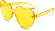 ÉÌƷͼƬ 35 | B07BLKHDRH | FEISEDY Thick Heart Sunglasses Rimless Heart Shaped Sun Glasses Women Fashion Love Glasses B2419