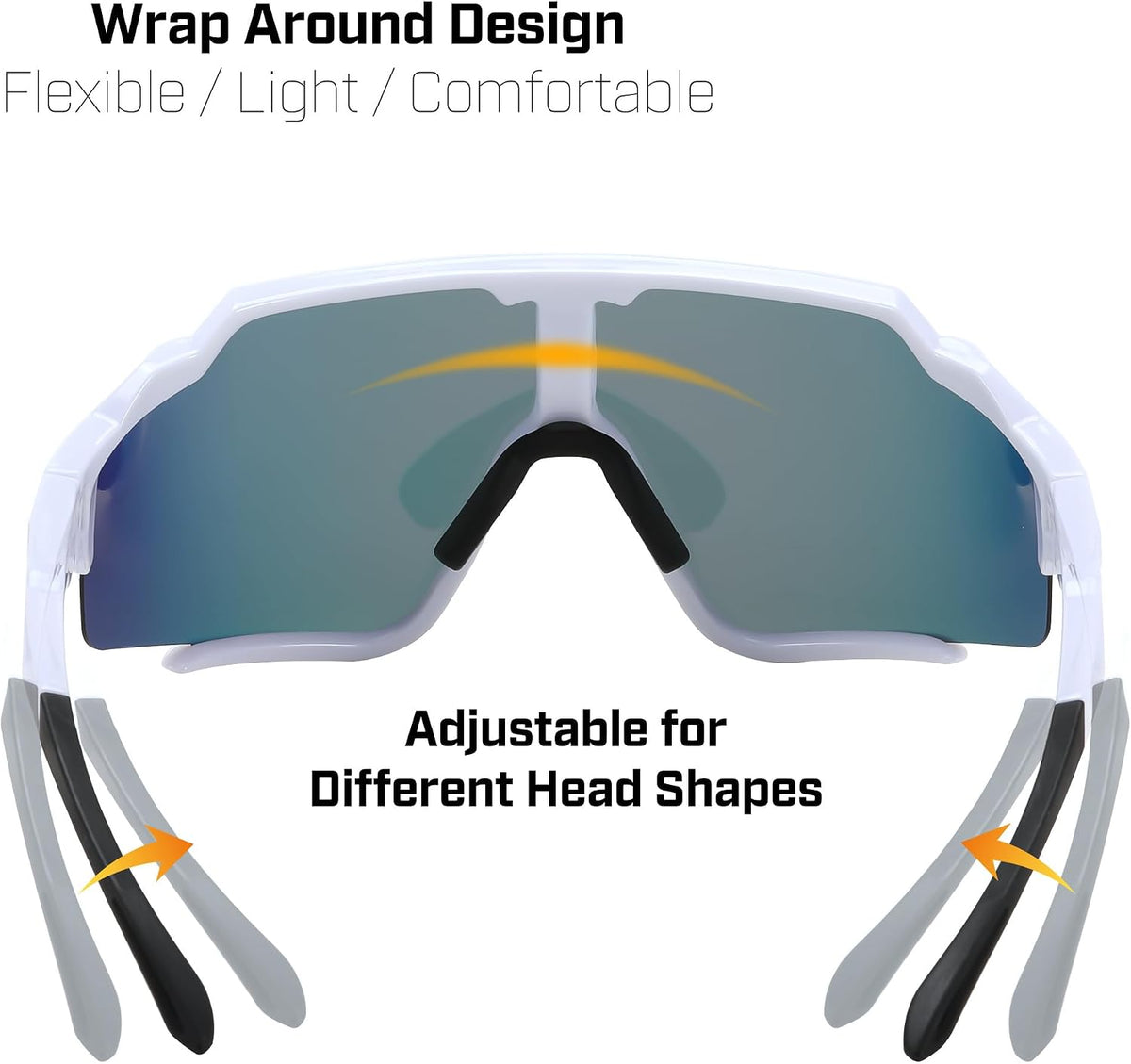 ÉÌƷͼƬ 15 | B0CTQ1VCY3 | FEISEDY Polarized Sports Sunglasses for Men Women, Baseball Cycling Fishing Sunglasses UV400 Protection B0134