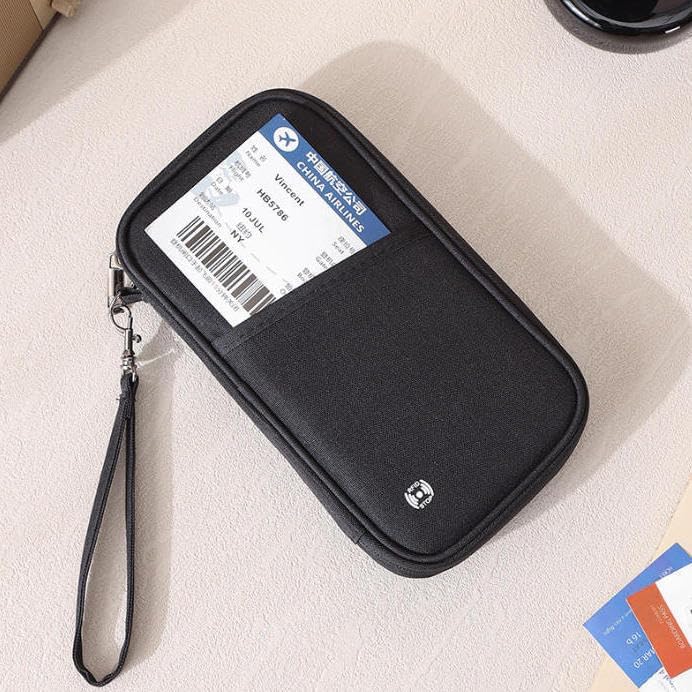 商品图片 7 | B0G91SM687 | Passport Holder for Travel Women Document Organizer RFID Blocking Passport Wallet Men Portable Case for ID Cards with Zipper