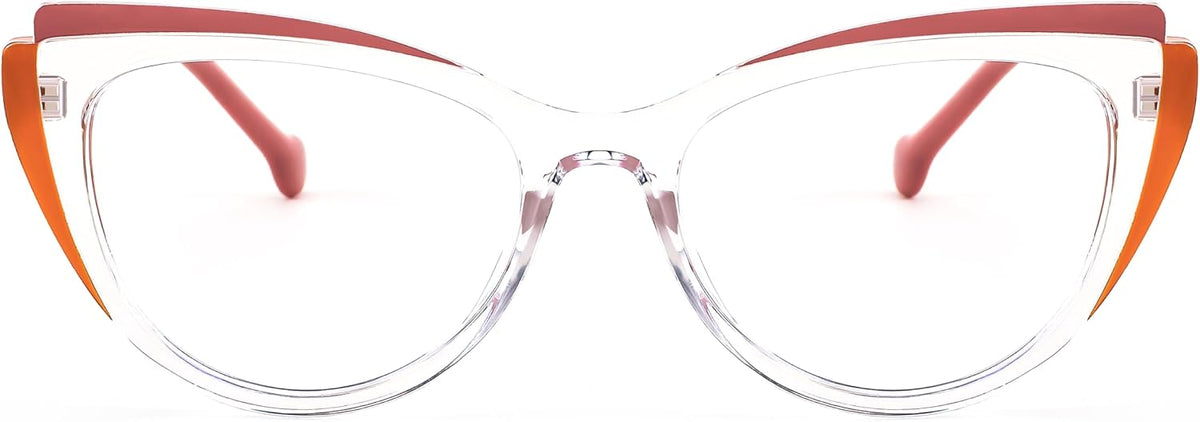 ÉÌƷͼƬ 17 | B0CGNLZQFZ | FEISEDY Women Cateye Blue Light Blocking Glasses Fake Nerd Clear Computer Eyewear TR Fashion Frame B0040