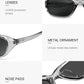 商品图片 25 | B0GLGJQXJW | FEISEDY Y2K Bug Eye Cat Eye Oval Sunglasses for Women Men B0407 | Ultra-lightweight, UV400 protection, Versatile & Chic, Petite faces