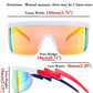 商品图片 22 | B096SD9GGG | FEISEDY Oversized Mirror Shield Sport 80s Sunglasses Ski Goggles Flat Top One Piece Futuristic Visor Women Men B2522