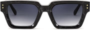 ÉÌƷͼƬ 3 | B0CHMMTXNK | FEISEDY Retro Rectangle Sunglasses Trendy Chunky Square Sun Glasses for Women Men UV400 Protection B0073