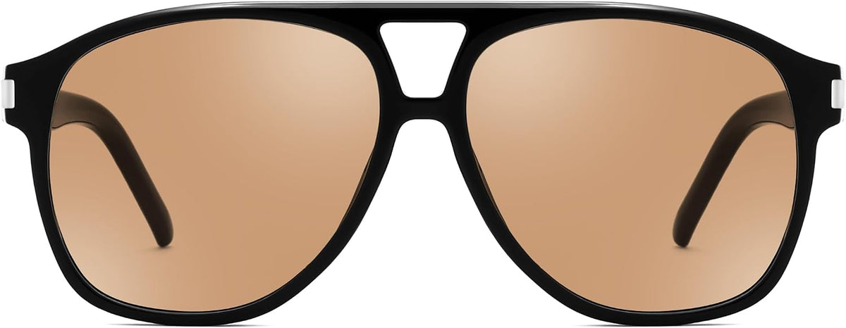 ÉÌƷͼƬ 42 | B0GXMV1N2N | FEISEDY Retro Aviator Sunglasses for Women Men Square Sunnies 70s Pilot Style Lightweight UV400 Shades B0421