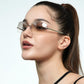 商品图片 13 | B0BZPBKFF1 | FEISEDY Trendy Rimless Oval Sunglasses for Women Men Retro 90s Eyewear Frame Y2K Glasses B2393