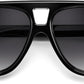商品图片 25 | B0H1WK6BZT | FEISEDY Retro Aviator Polarized Sunglasses Men Women Trendy Square B0433