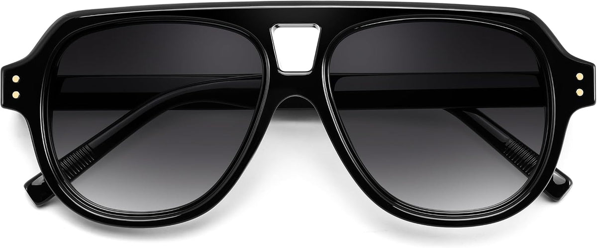 ÉÌƷͼƬ 25 | B0H1WK6BZT | FEISEDY Retro Aviator Polarized Sunglasses Men Women Trendy Square B0433