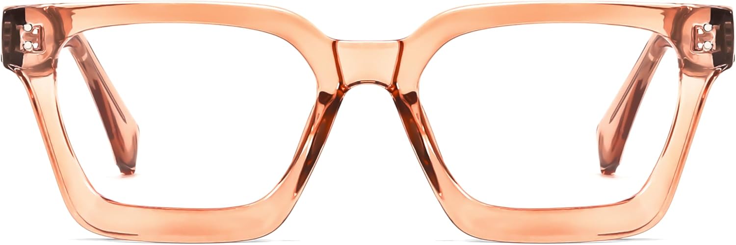 商品图片 21 | B0CWRK3FFF | FEISEDY Blue Light Blocking Glasses Women Men Chunky Square Computer Glasses B0101