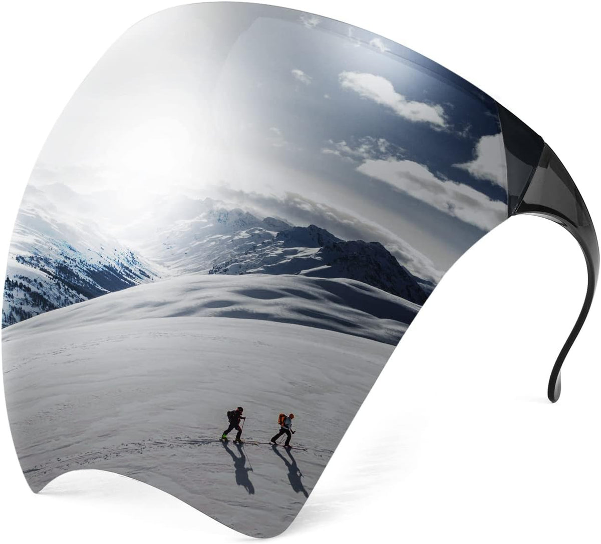 009 White Mirror / 160 Millimeters | B09QPJLZ64 | FEISEDY Full Face Shield Sunglasses – Anti-Fog UV400 Mirror Visor