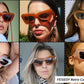 商品图片 3 | B09TFBWQ5G | FEISEDY Retro Square Cat Eye Sunglasses Jelly Colored Women Men 90s B2902
