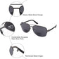 商品图片 6 | B08PDCKNN4 | FEISEDY Reader Sunglasses for Men Women Bifocal for Reading Under Sun Glasses B2718
