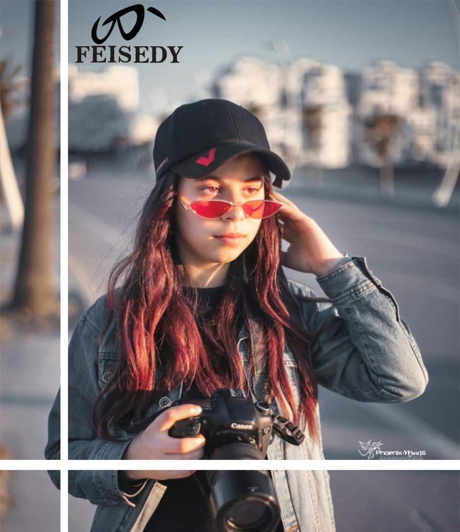 ÉÌƷͼƬ 37 | B0CNZ29R9R | FEISEDY Y2K Sunglasses for women Men Fashion Cateye Designer B2298