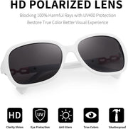 ÉÌƷͼƬ 71 | B08LPZDDKZ | FEISEDY Womens Polarized Sunglasses Square Wraparound Shades UV400 Mirrored Trendy Sun Glasses for Women B2526