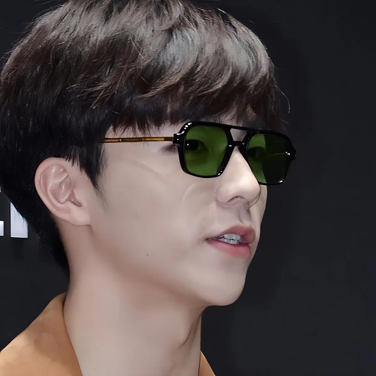 ÉÌƷͼƬ 45 | B0925V3NP4 | FEISEDY Vintage Square 70s Flat Aviator Sunglasses Women Men Metal Design Shades B2752