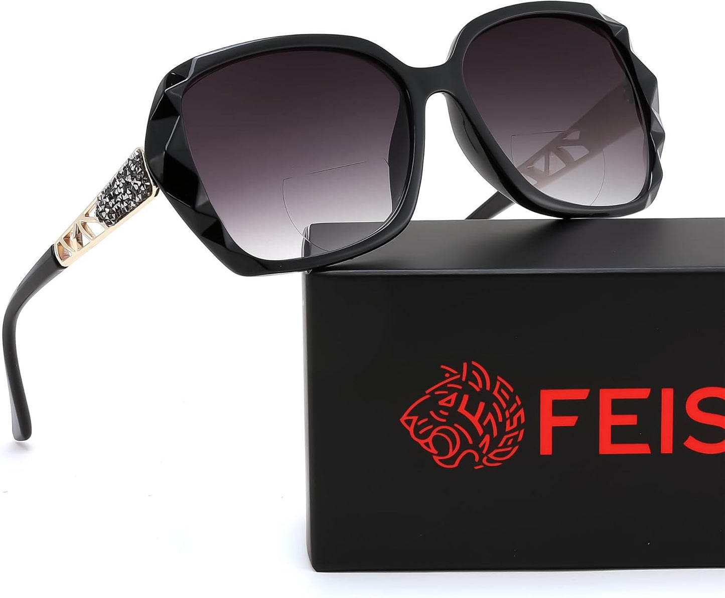 商品图片 16 | B0GSVYSZZX | FEISEDY Oversized Butterfly Bifocal Sunglasses Reader for Women B0353