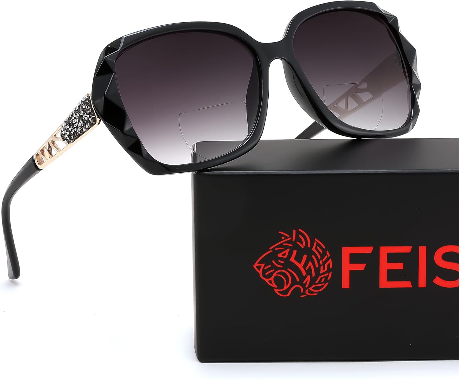 商品图片 16 | B0GSVYSZZX | FEISEDY Oversized Butterfly Bifocal Sunglasses Reader for Women B0353