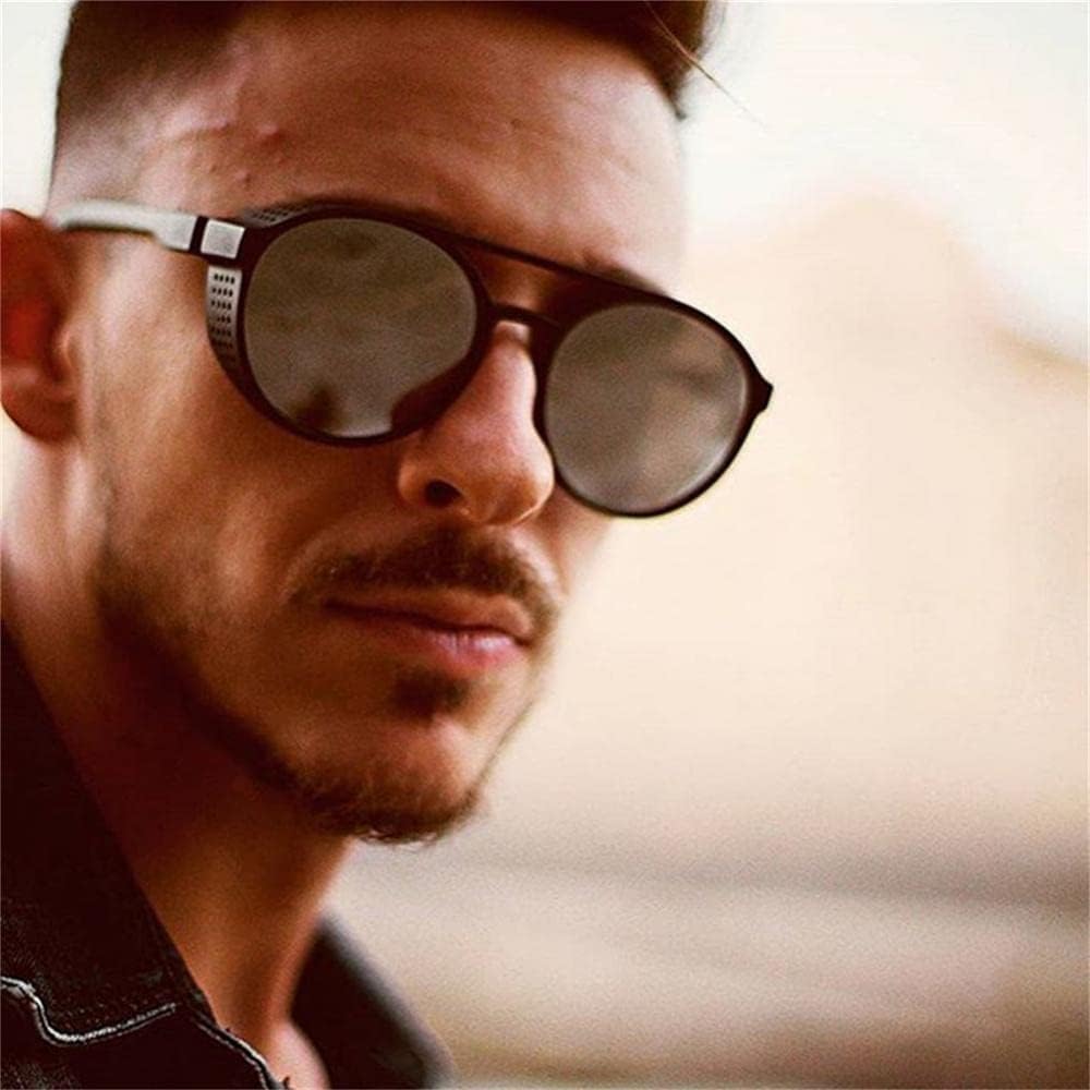ÉÌƷͼƬ 38 | B0B6HWK6X1 | FEISEDY Classic Steampunk Sunglasses for Men Women Retro Round Gothic Shades Eyewear UV400 Protection B2957