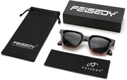 ÉÌƷͼƬ 14 | B0D7CC769X | FEISEDY Retro Square Sunglasses Women Men Trendy Rectangle Thick Frame Shades Classic Designer Sun Glasses B0198