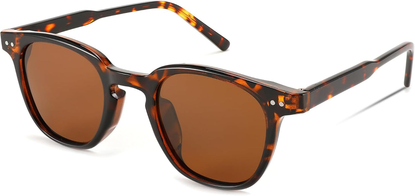 商品图片 18 | B0CCPBD9GS | FEISEDY Classic Polarized Sunglasses Retro Round Sunglasses for Women Men Trendy Shades B0002