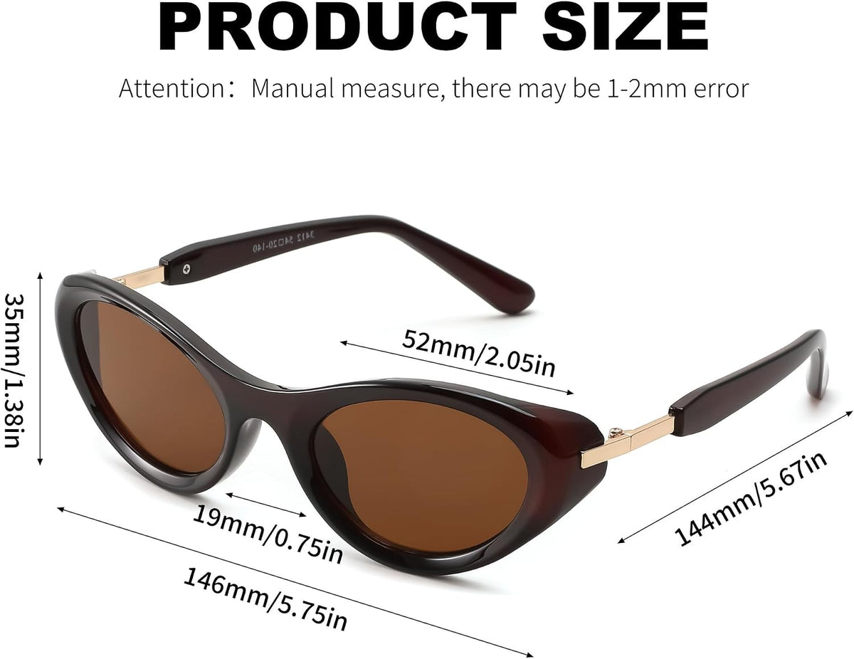 ÉÌƷͼƬ 27 | B0GX9KMP8W | FEISEDY Cat eye Sunglasses for Women and Men UV400 Protection, Retro Trendy Classic Sunnies B0436