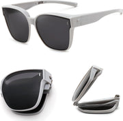 ÉÌƷͼƬ 14 | B0D9N67YQ7 | FEISEDY Folding Polarized Fit Over Glasses Sunglasses for Women Men Lightweight Foldable Sunglasses Over Glasses B0218
