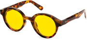 002tortoiseshell/Yellow / 58 Millimeters | B0DGGBYJV8 | FEISEDY Retro Round Sunglasses for Women Men UV400 Protection Classic Lightweight Circle Frame Sun Glasses B0244