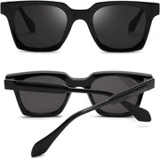 ÉÌƷͼƬ 3 | B0D7CC769X | FEISEDY Retro Square Sunglasses Women Men Trendy Rectangle Thick Frame Shades Classic Designer Sun Glasses B0198