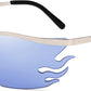 004 Silver Frame/Light Blue Lens / 58 Millimeters | B09XHPLNPL | FEISEDY Retro Square Sunglasses Women Men Trendy Vintage Y2K Glasses Tinted Lens B2882