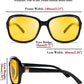 商品图片 40 | B081YY5RM3 | FEISEDY Classic Womens Night Glasses Driving Anti Glare Wrap Around Yellow Sunglasses B2548
