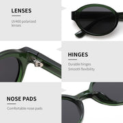ÉÌƷͼƬ 31 | B0H1WBQD3Y | FEISEDY Retro Oval Y2K Polarized Sunglasses for Women Men B0442