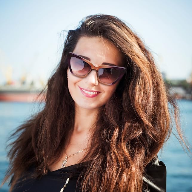 商品图片 9 | B0CYZG81R8 | FEISEDY Retro Cat Eye Sunglasses for Women UV400 Protection Small Vintage Chic Shades B0132