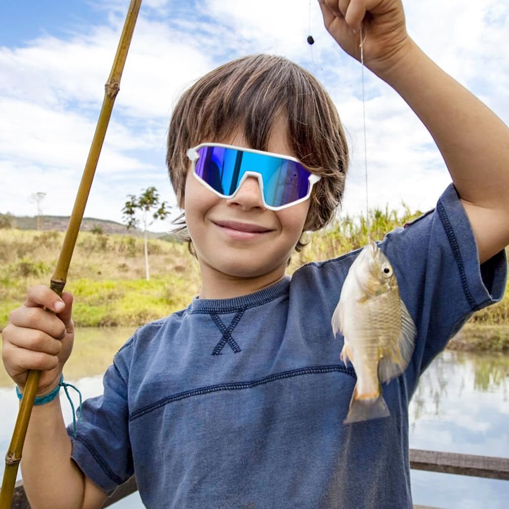 ÉÌƷͼƬ 37 | B0D73JNPNN | FEISEDY Kids Sunglasses Polarized Youth Baseball Sunglasses Sports Cycling Glasses for Boys Girls Age 4-8 B0183