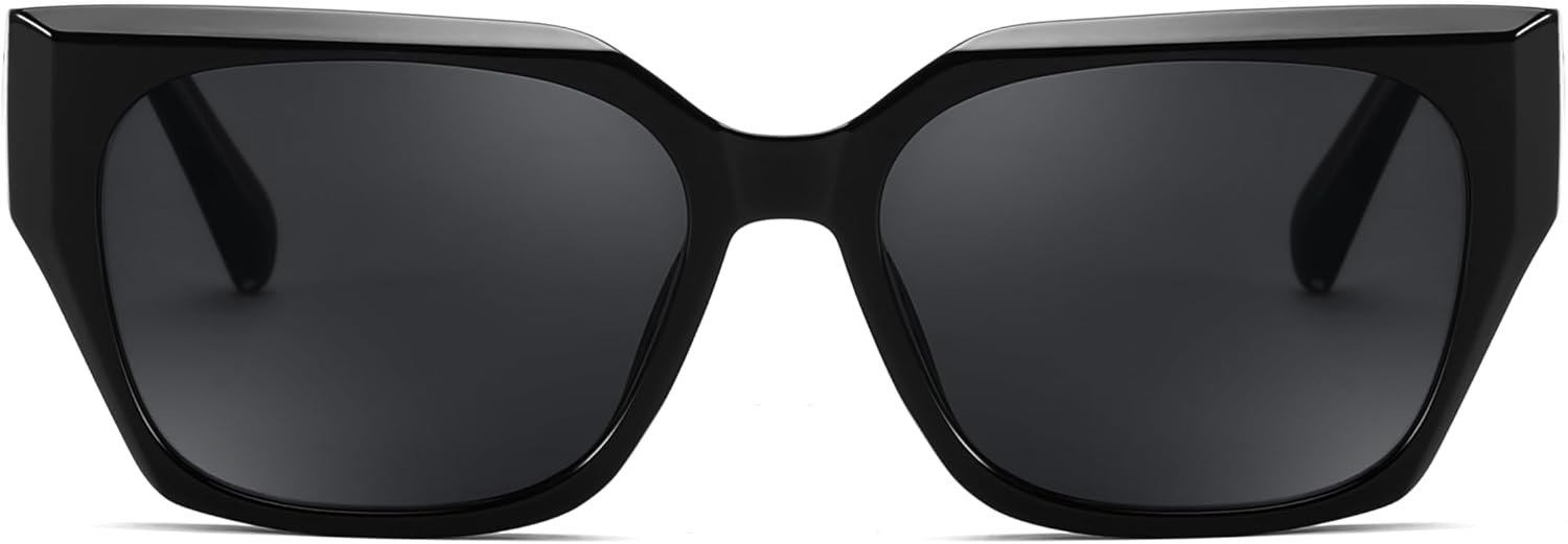 商品图片 15 | B0CWH35L5W | FEISEDY Square Fashion Sunglasses for Men Women Trendy Chunky Rectangle Sun Glasses Designer Style Shades B0107