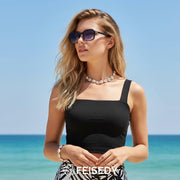 ÉÌƷͼƬ 23 | B0H1B921MS | FEISEDY Trendy Rectangle Sunglasses Womens Mens Narrow Square Shades B0449