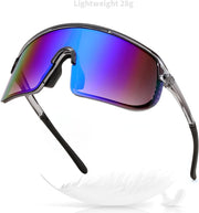 ÉÌƷͼƬ 9 | B0DGTRTMPX | FEISEDY Sports Sunglasses for Men and Women, Large Rectangular Lens, Baseball Cycling Running Sunglasses B0243