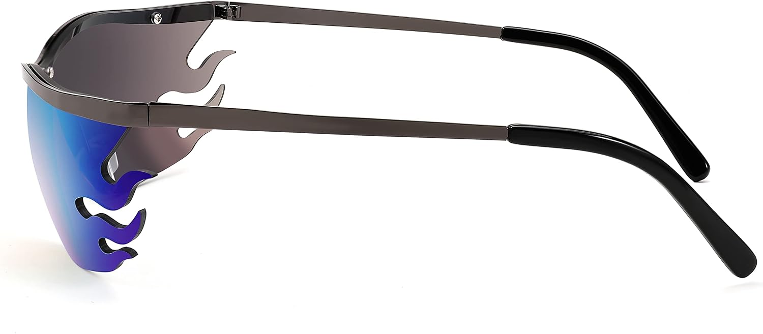 商品图片 3 | B09XHP3W7M | FEISEDY Retro Square Sunglasses Women Men Trendy Vintage Y2K Glasses Tinted Lens B2882