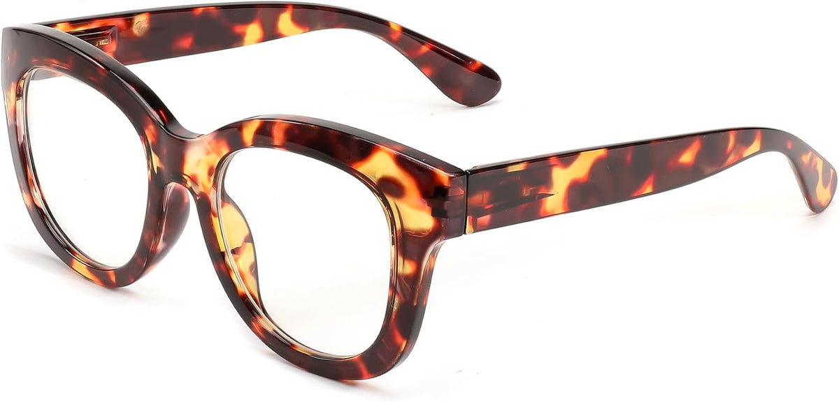 ÉÌƷͼƬ 33 | B0DSP9ZRGV | FEISEDY Retro Blue Light Glasses for Women Men, Thick Square Glasses Blue Light Blocking, Anti Glare Digital &Eyestrain B0278