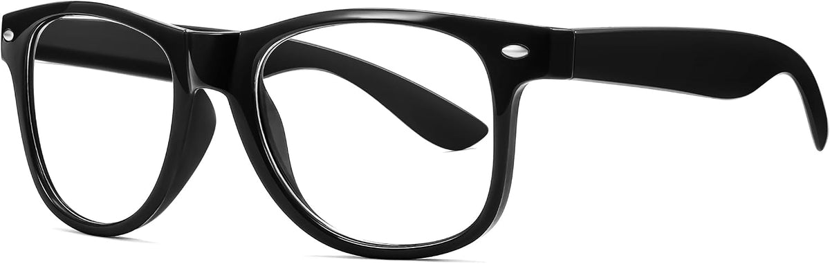 商品图片 10 | B0DSPKNSFY | FEISEDY Classic Square Eyewear Frame Clear Lens Retro Nerd Fake Glasses for Men Women Cosplay Costume Eyeglasses B0276